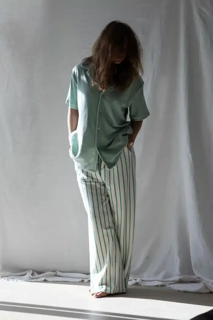 Bongusta    Narham Broek   Puur Wit en Gras - Afbeelding 2