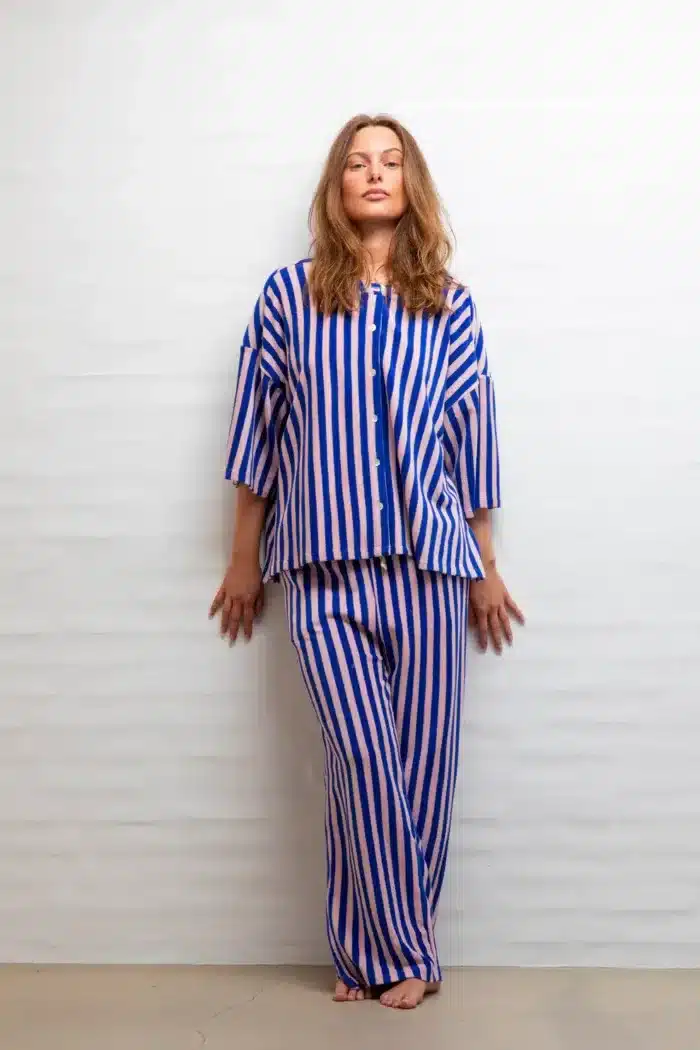 Bongusta Broek   Oogverblindend Blauw & Roze - Afbeelding 2