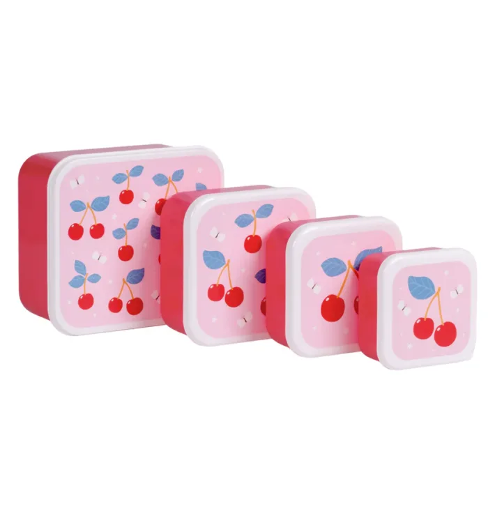 Lunch & snack box set: Kersen - Afbeelding 2