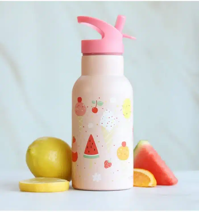 RVS drinkfles: Ijsjes