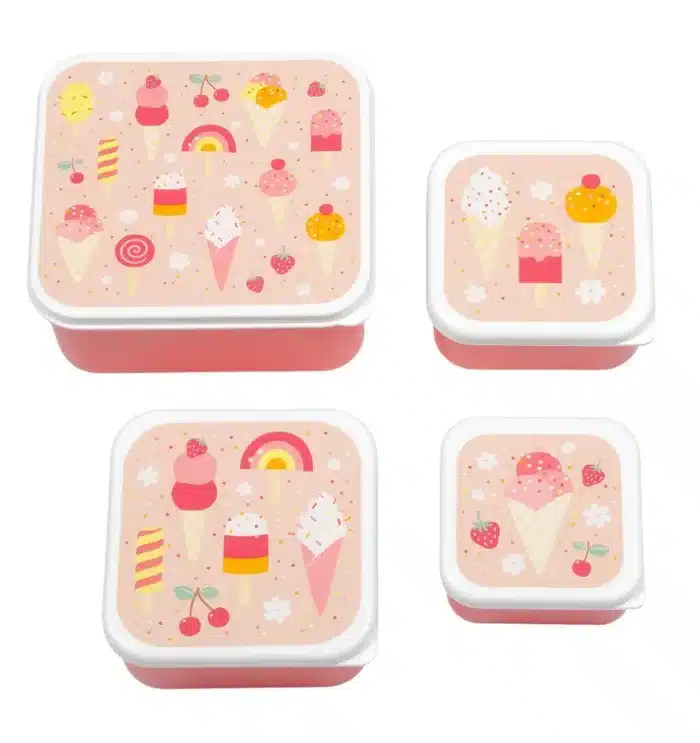 Lunch & snack box set: Ijsjes - Afbeelding 3