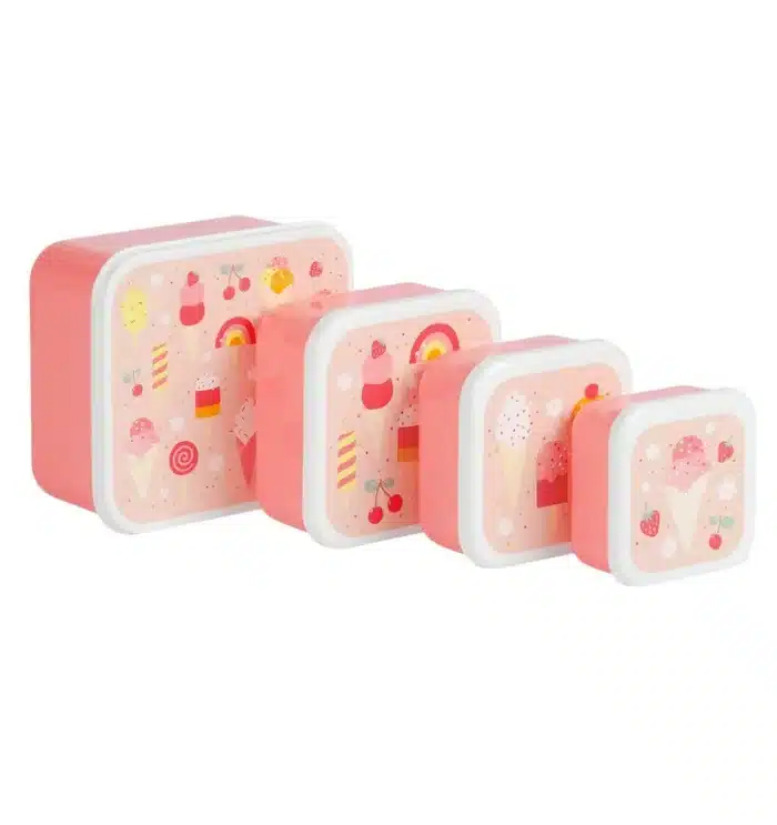 Lunch & snack box set: Ijsjes - Afbeelding 2